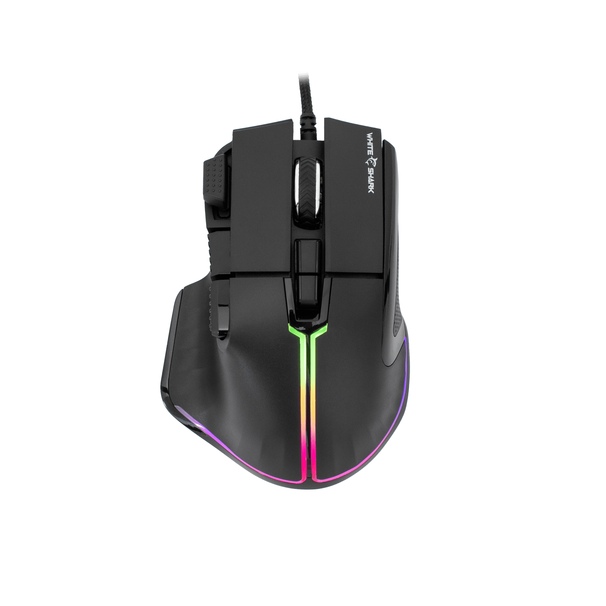 White Shark MARROK RGB Gaming Mouse - Black - GameStore.mt