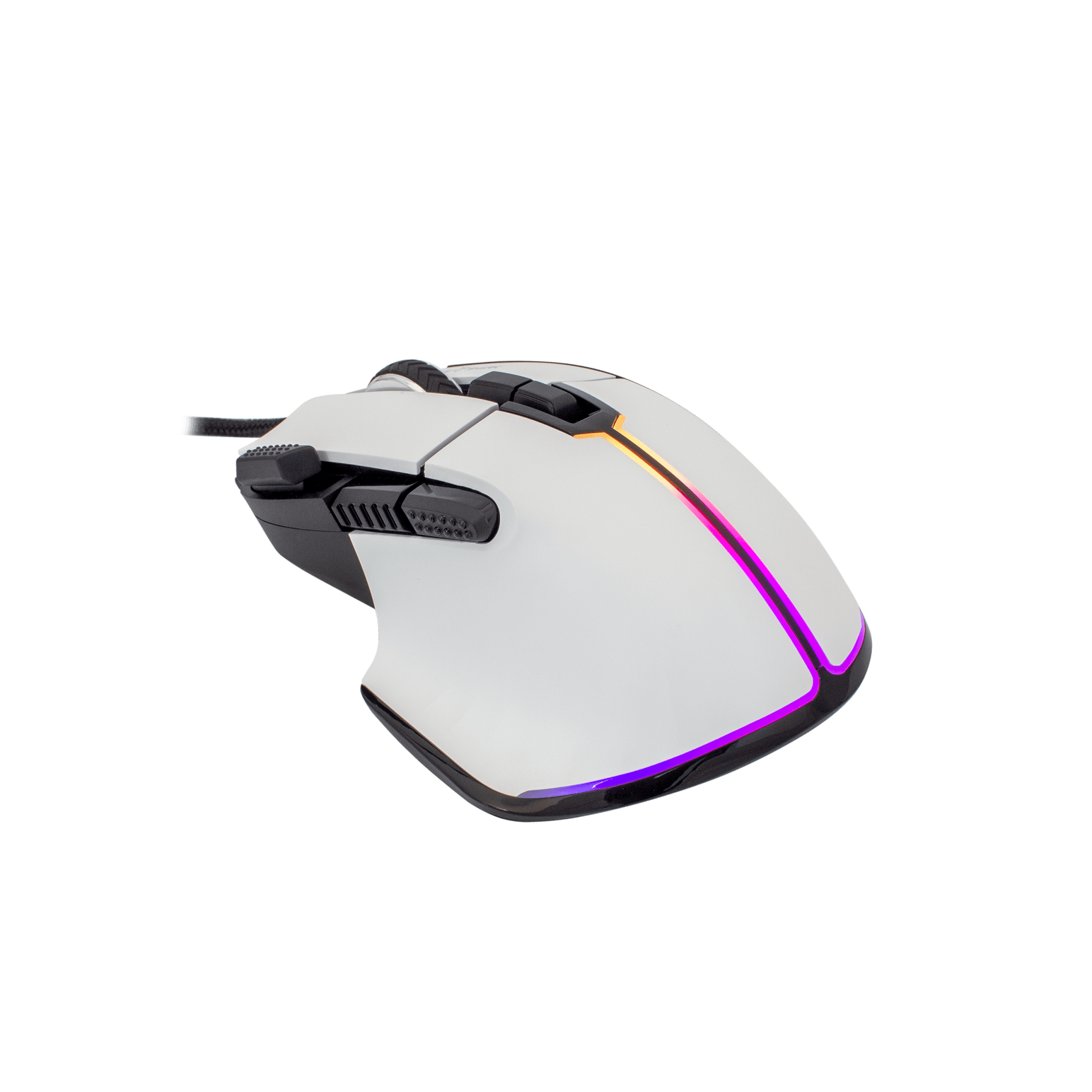 White Shark MARROK RGB Gaming Mouse - White - GameStore.mt