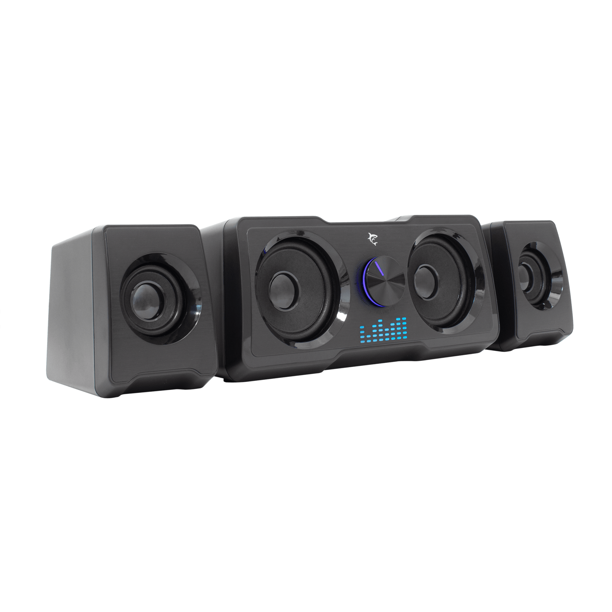 White Shark MOOD (2.2 Stereo) RGB Gaming Speakers - Black - GameStore.mt
