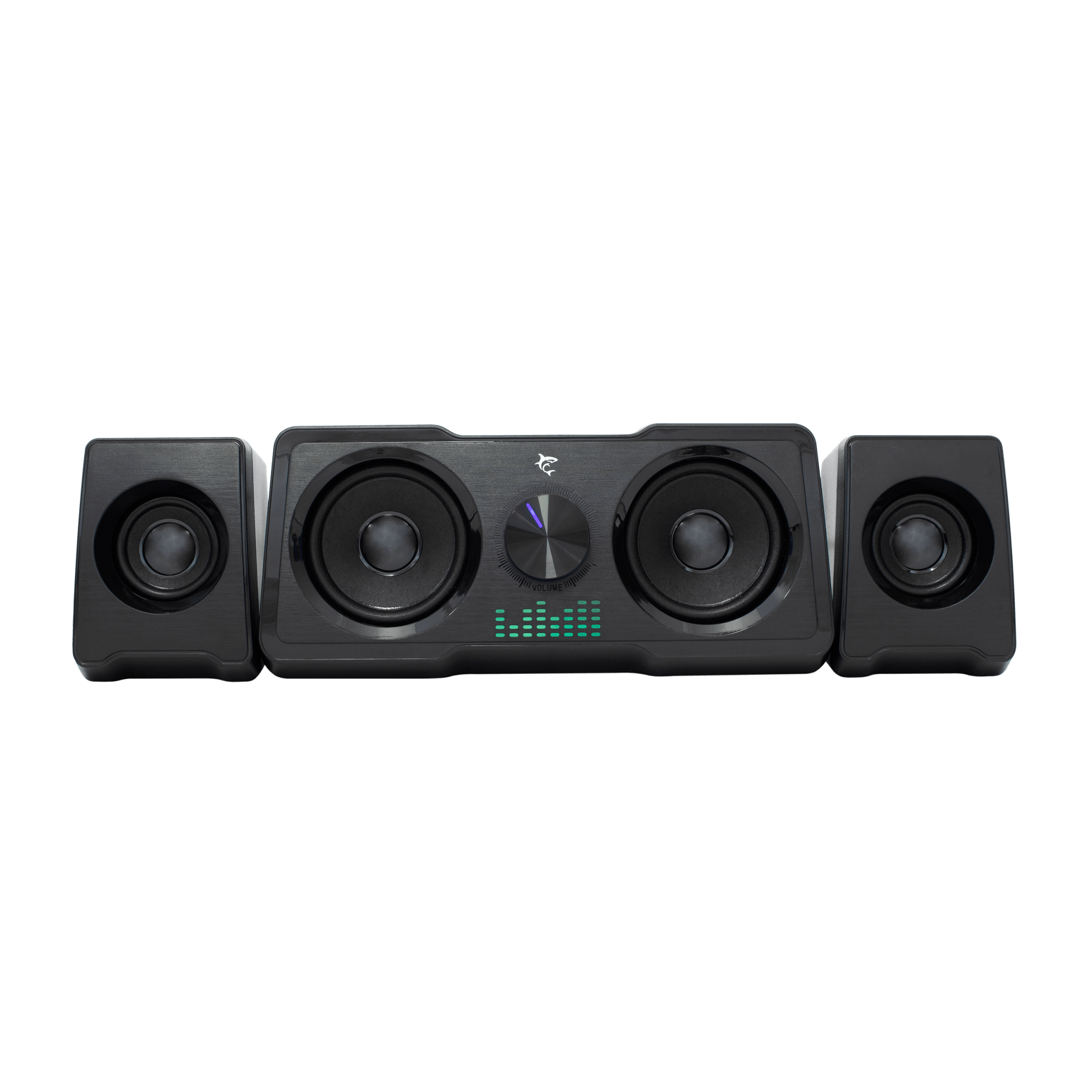 White Shark MOOD (2.2 Stereo) RGB Gaming Speakers - Black - GameStore.mt