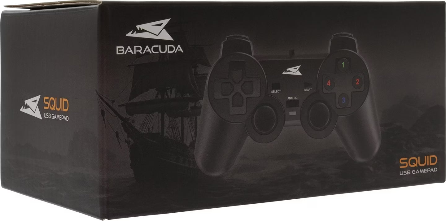 Baracuda Gamepad SQUID for PC - Black (BGP-011)