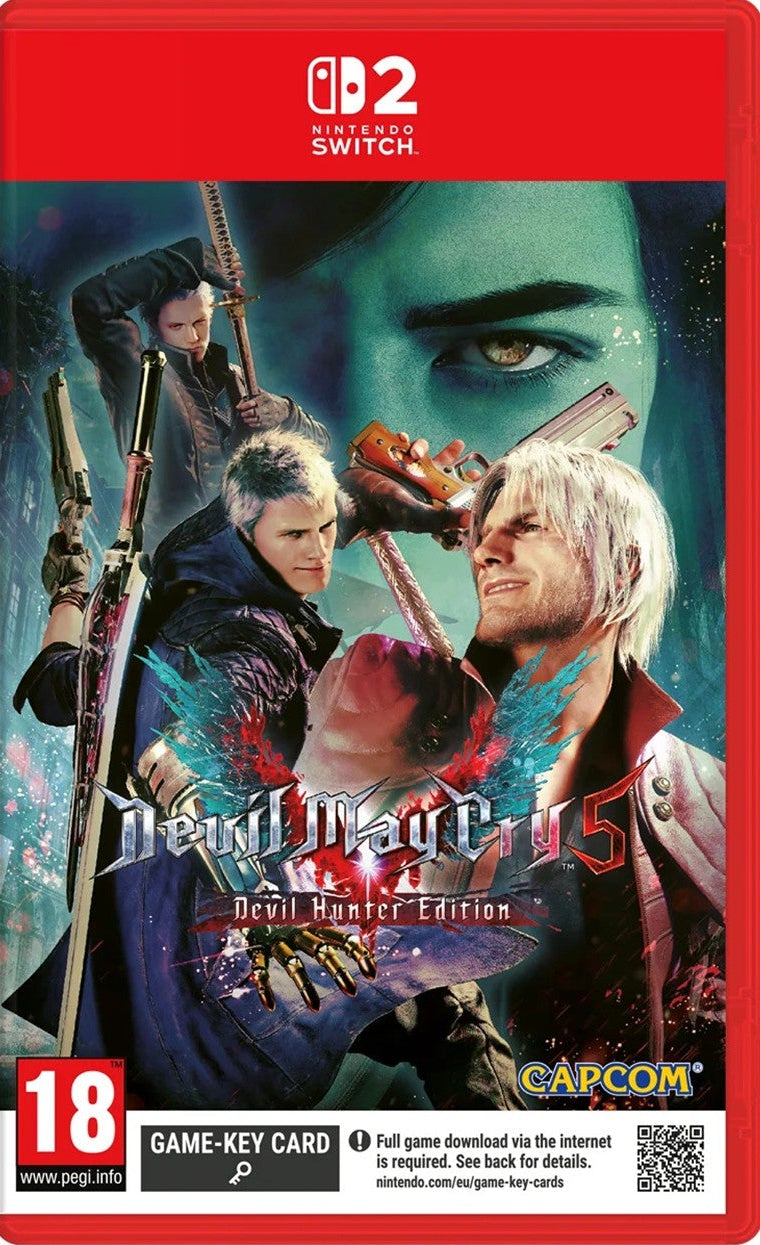 Devil May Cry 5 [Devil Hunter Edition] (Game-Key Card) (Nintendo Switch 2) (Pre-order)
