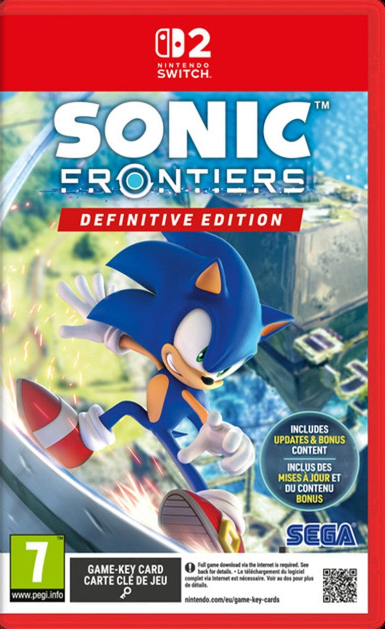 Sonic Frontiers [Definitive Edition] (Game-Key Card) (Nintendo Switch 2)