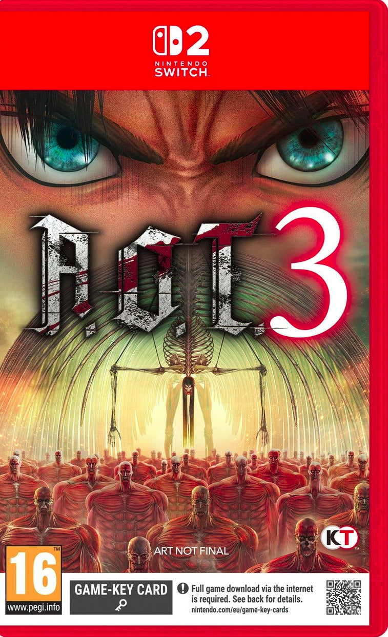 Attack on Titan 3 (Game-Key Card) (Nintendo Switch 2) (Pre-order)