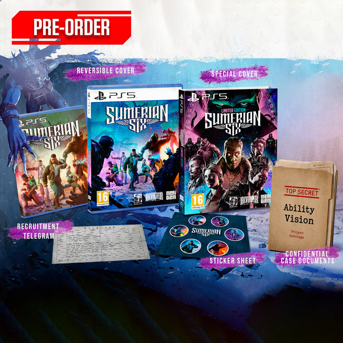 Sumerian Six [Limited Edition] (PS5) (Pre-order)