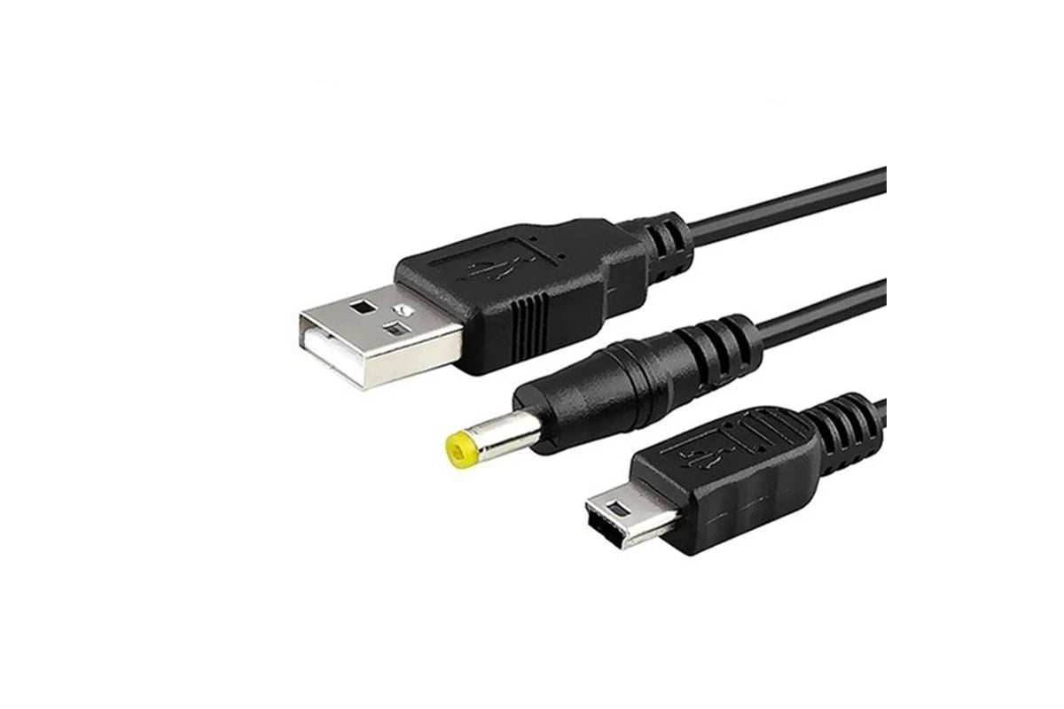 2-in-1 Charging & USB Data Cable for PSP 2000/3000