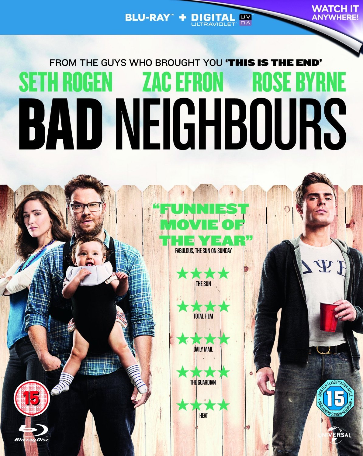 Bad Neighbours (2014) (Blu-Ray Movie) (Pre-owned)