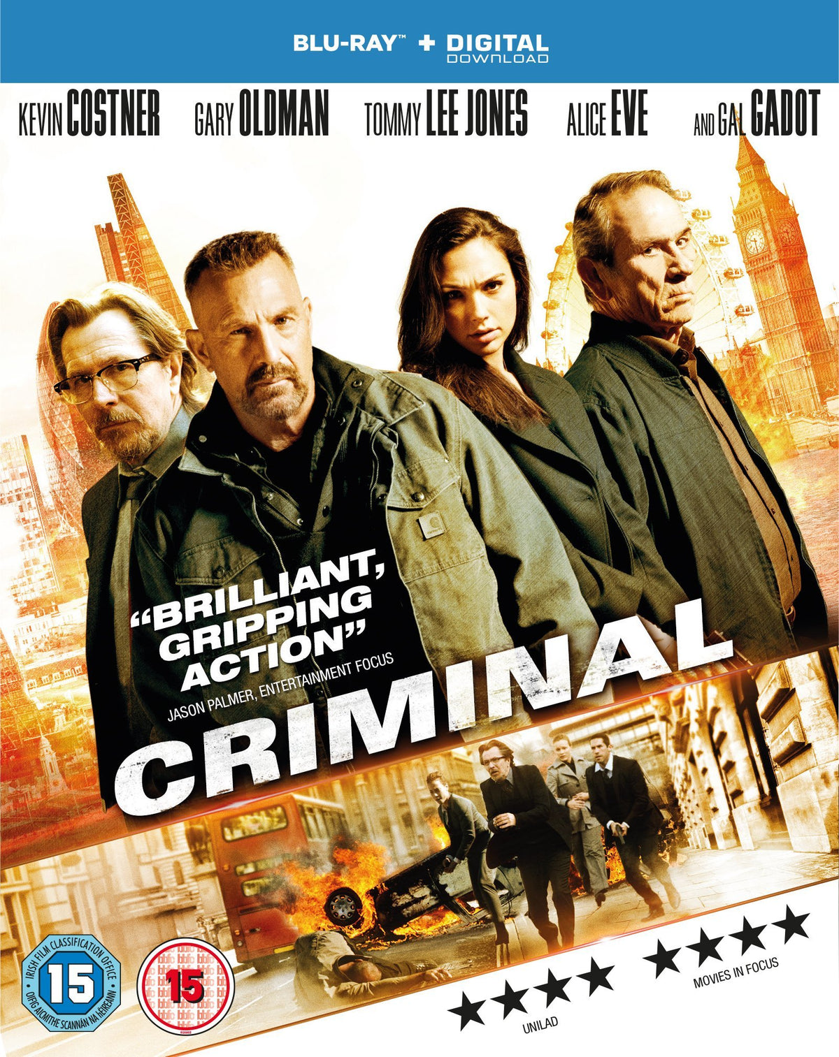 Criminal (2016) (Blu-Ray Movie) (Pre-owned)