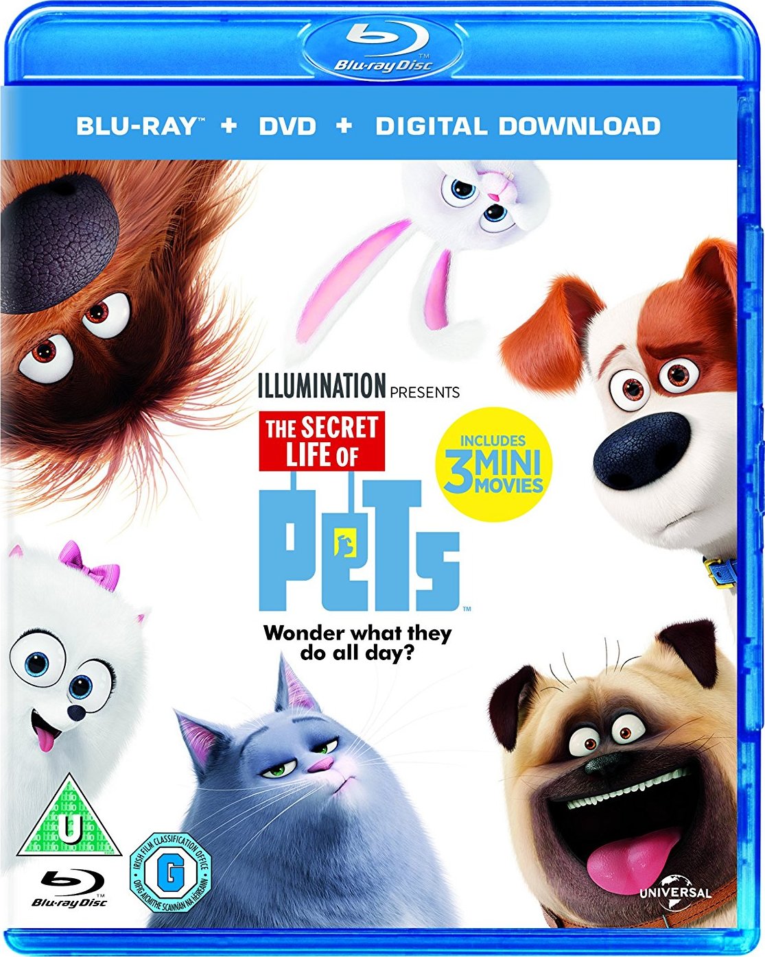 The Secret Life of Pets (2016) (Blu-Ray Movie) (Pre-owned)