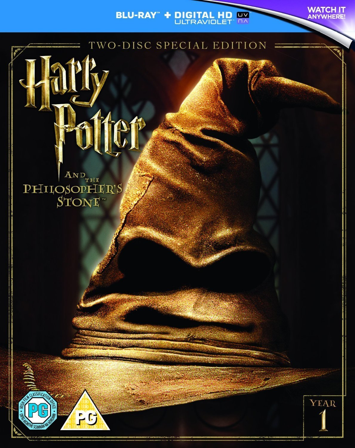 Harry Potter and the Philosopher's Stone (2001) (Blu-Ray Movie) (Pre-owned)
