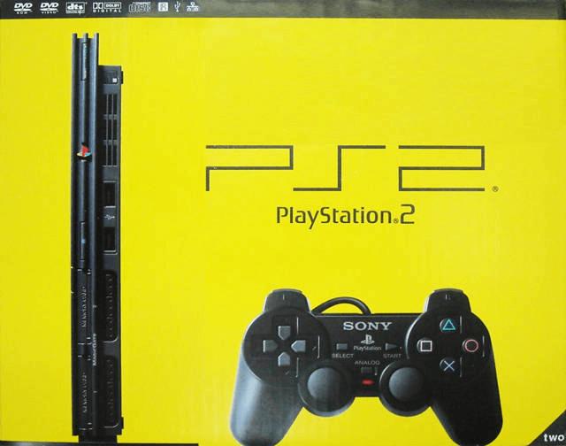 Sony PlayStation 2 Slim Console (Black) (Boxed) (Pre-owned)