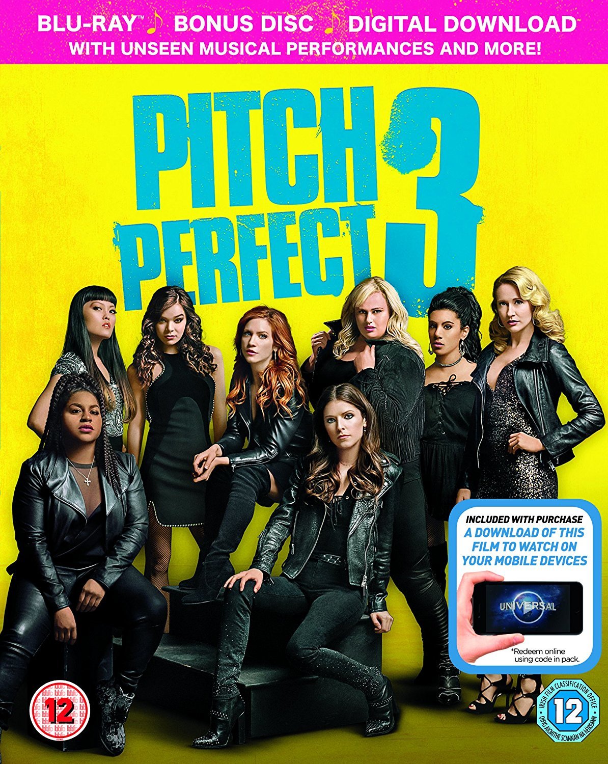 Pitch Perfect 3 (2017) (Blu-Ray Movie) (Pre-owned)