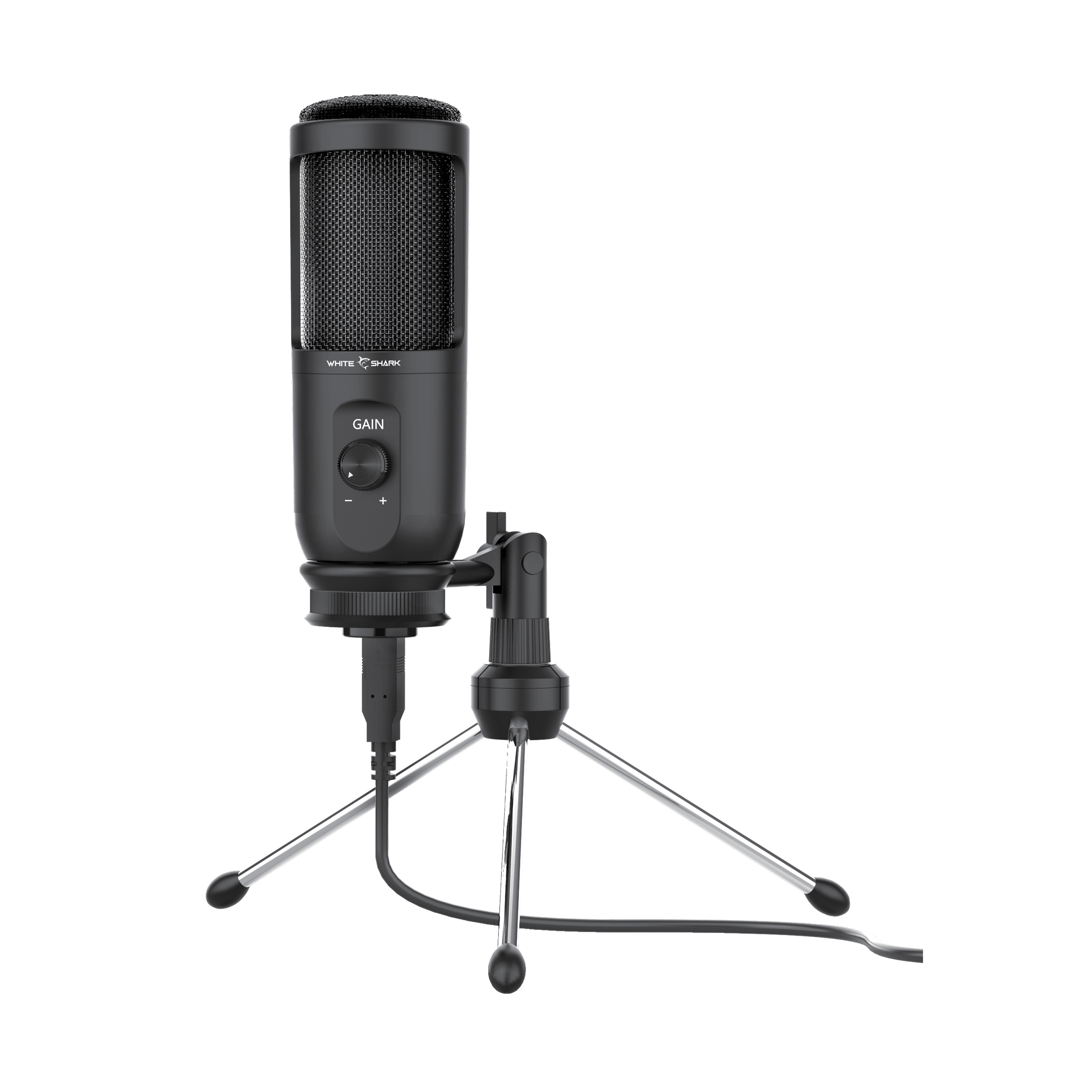 White Shark TAUS Podcasting Microphone Kit - Black - GameStore.mt | Powered by Flutisat