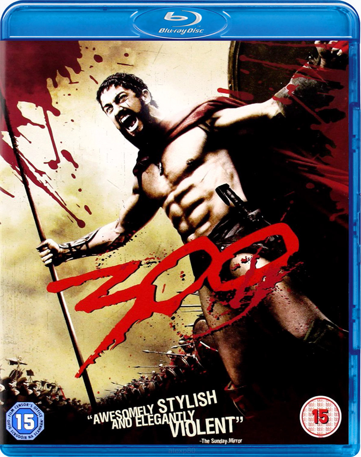 300 (2007) (Blu-Ray Movie) (Pre-owned)