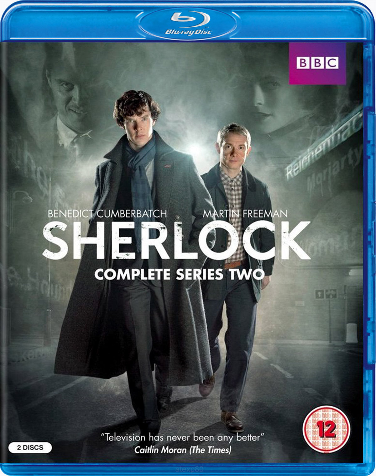 Sherlock: Complete Series Two (2012) (Blu-Ray TV Show) (Pre-owned)