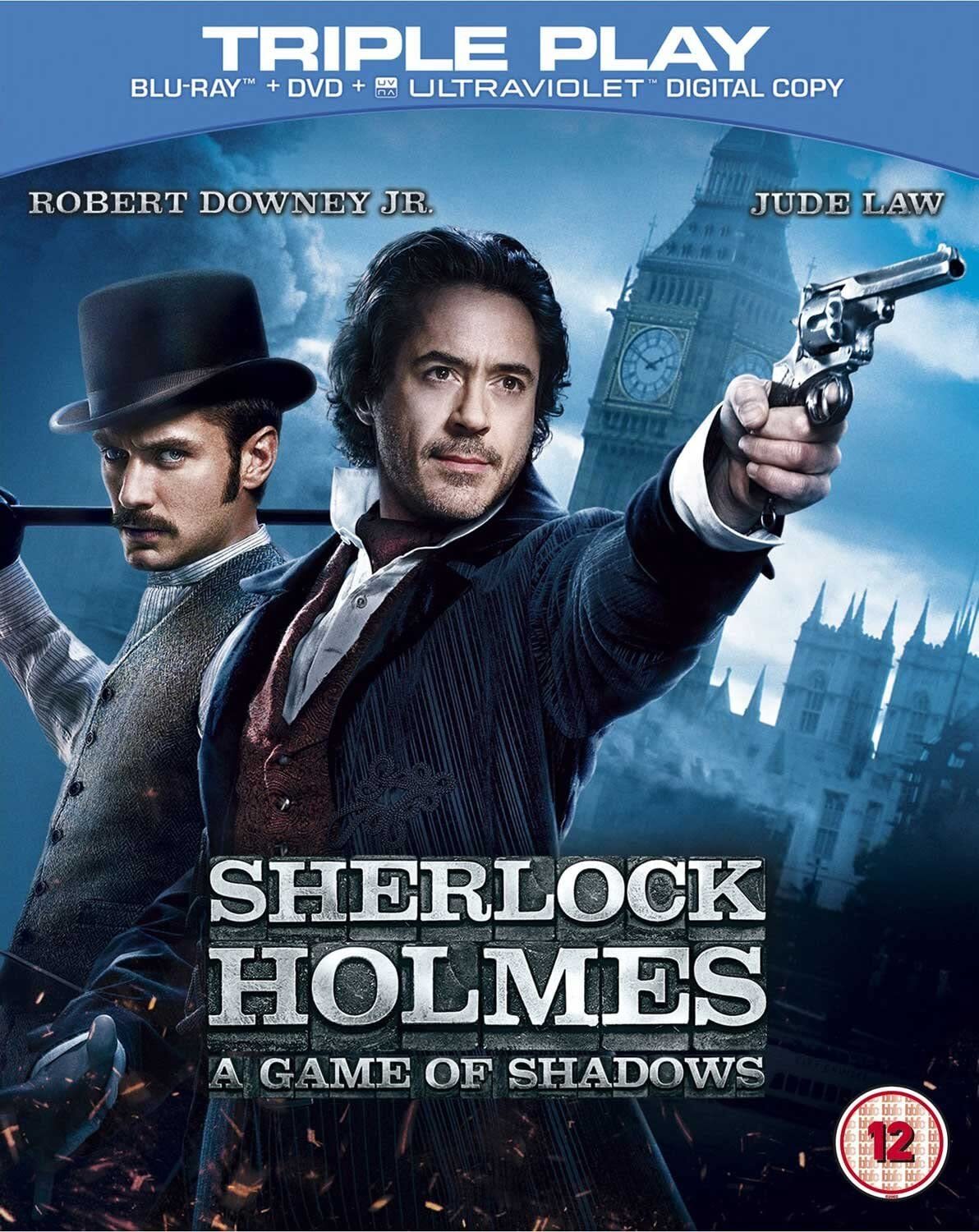 Sherlock Holmes: A Game of Shadows (2011) (Blu-Ray Movie) (Pre-owned)