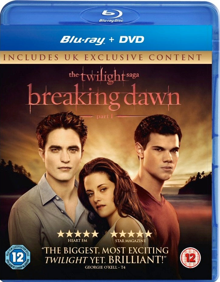 Twilight: Breaking Dawn Part 1 (2011) (Blu-Ray Movie) (Pre-owned)