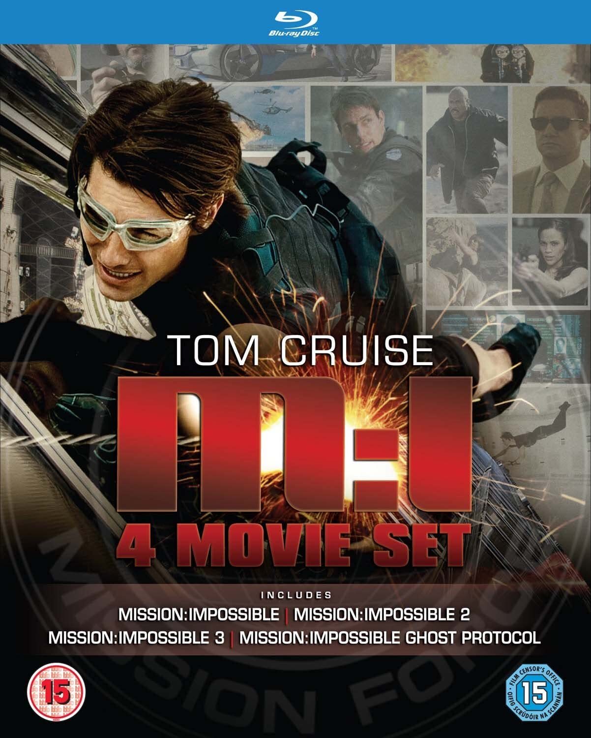 Mission: Impossible: 4 Movie Set (1996-2011) (Blu-Ray Movie) (Pre-owned)