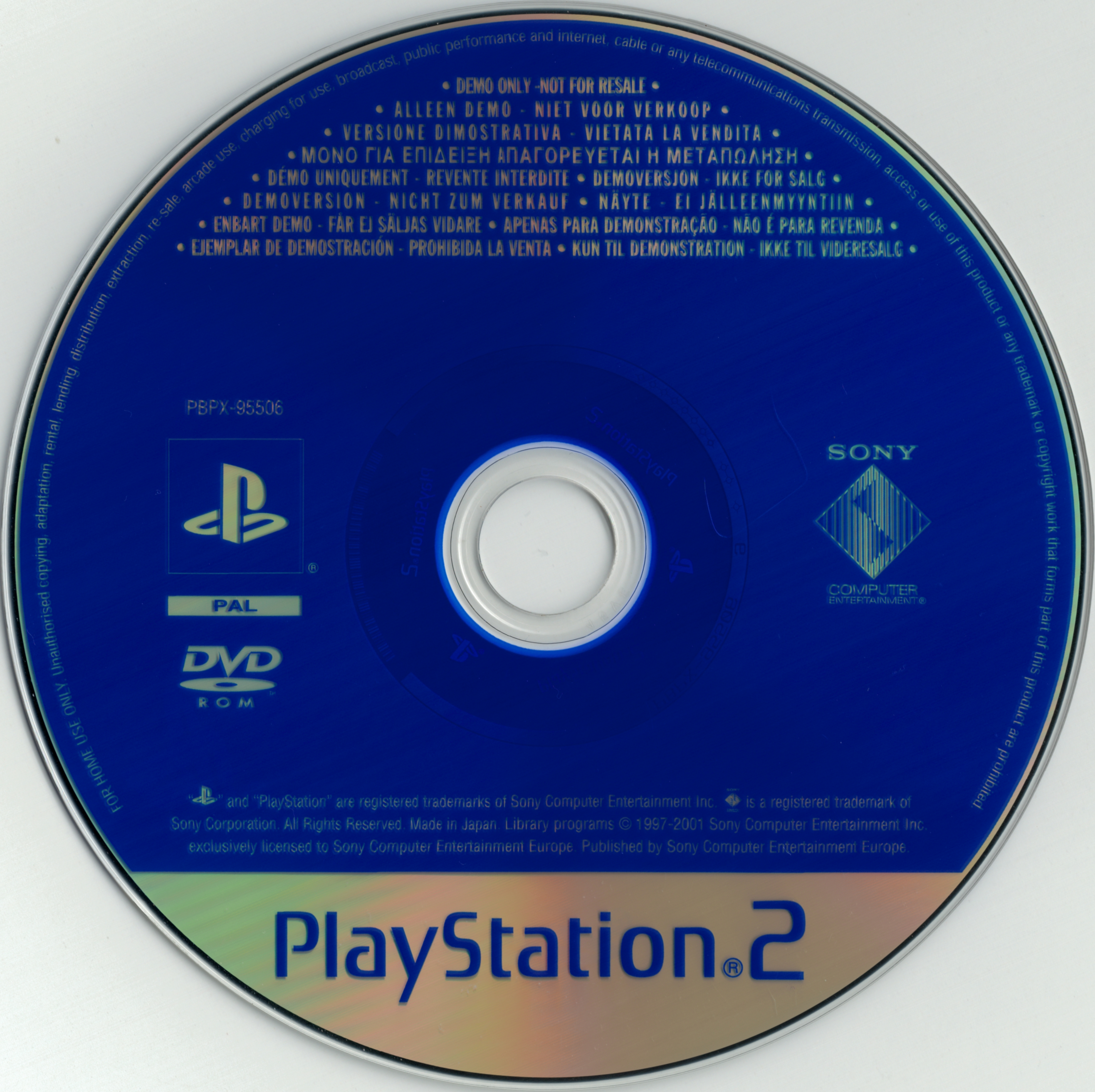 PlayStation 2 Demo Disc (PBPX-95506) (PS2) (Pre-owned)