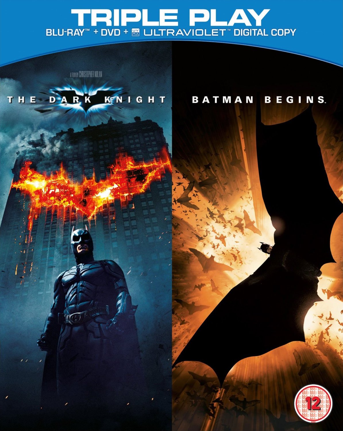 Batman Begins / The Dark Knight (2005-2008) (Blu-Ray Movie) (Pre-owned)