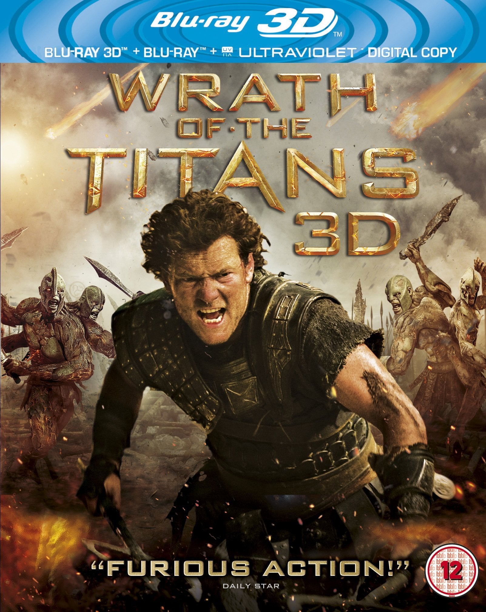 Wrath of the Titans 3D+2D (2012) (Blu-Ray Movie) (Pre-owned)