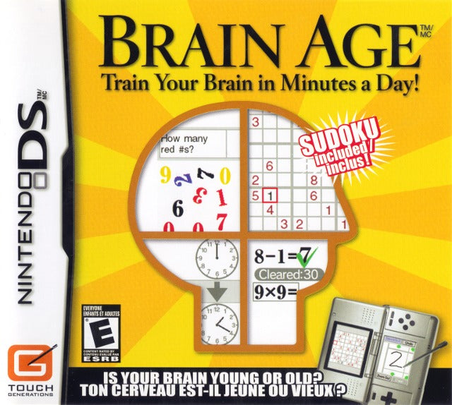 Brain Age: Train Your Brain in Minutes a Day! (Nintendo DS) (US Import) (Pre-owned)