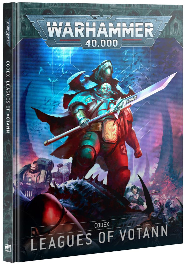 Warhammer 40,000 Codex: Leagues of Votann on a white background