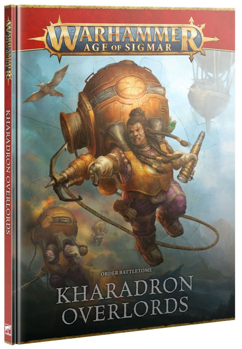 Book cover of 'Kharadron Overlords' from Warhammer Age of Sigmar on a white background