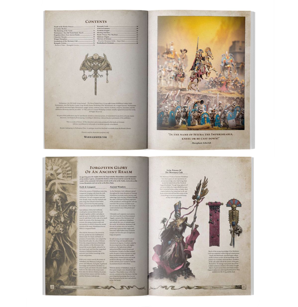 Arcane Journal: The War of Settra's Fury (EN) (Warhammer The Old World | 07-15) (Pre-order)