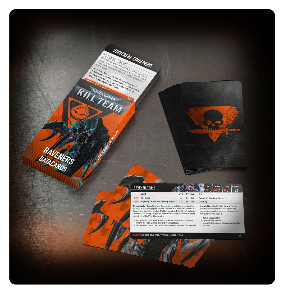 Kill Team - Datacards: Raveners (EN) (Warhammer 40,000 | 102-62) (Pre-order)