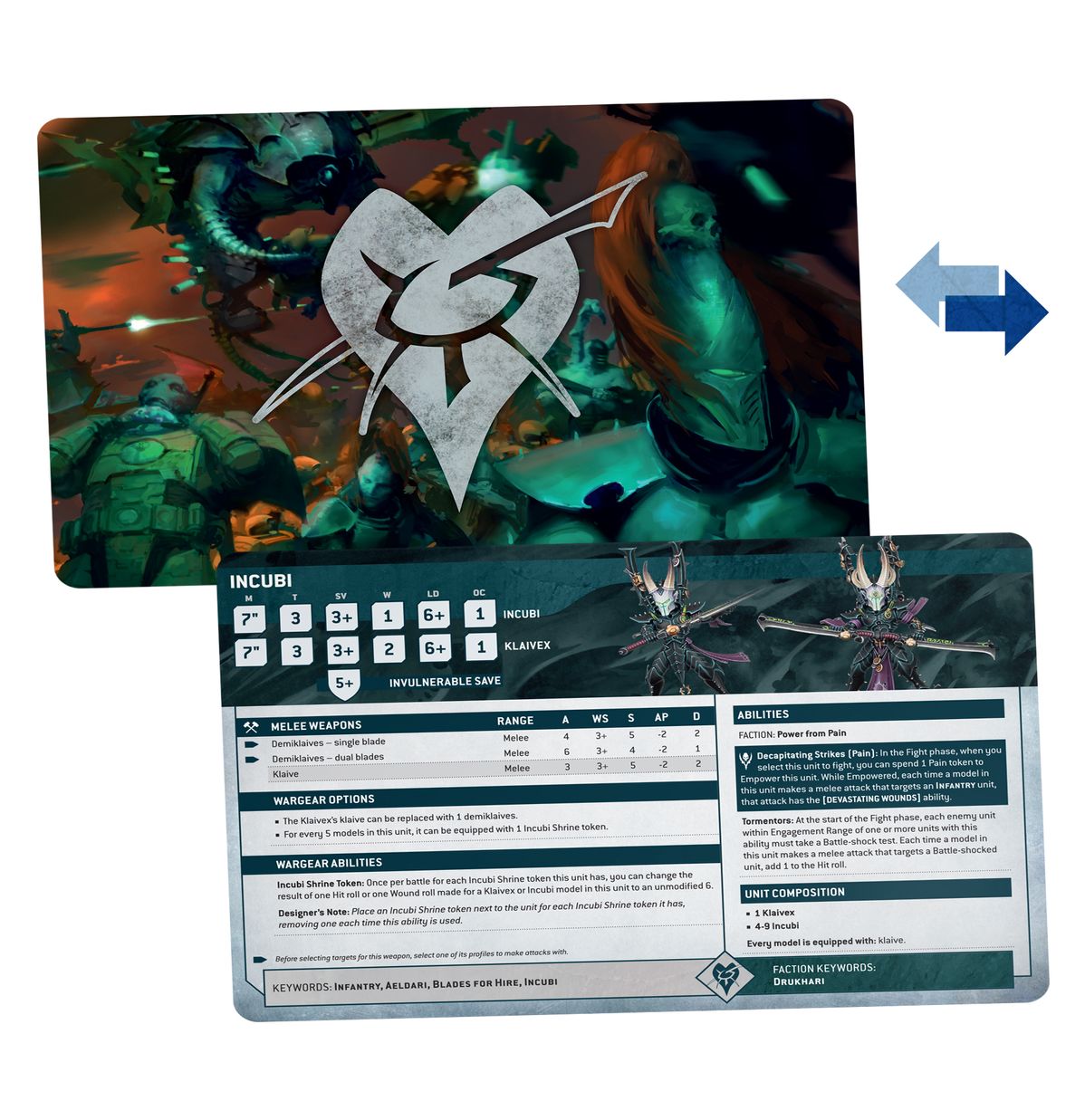 Datasheet Cards: Drukhari (EN) (Warhammer 40,000 | 45-02) (Pre-order)