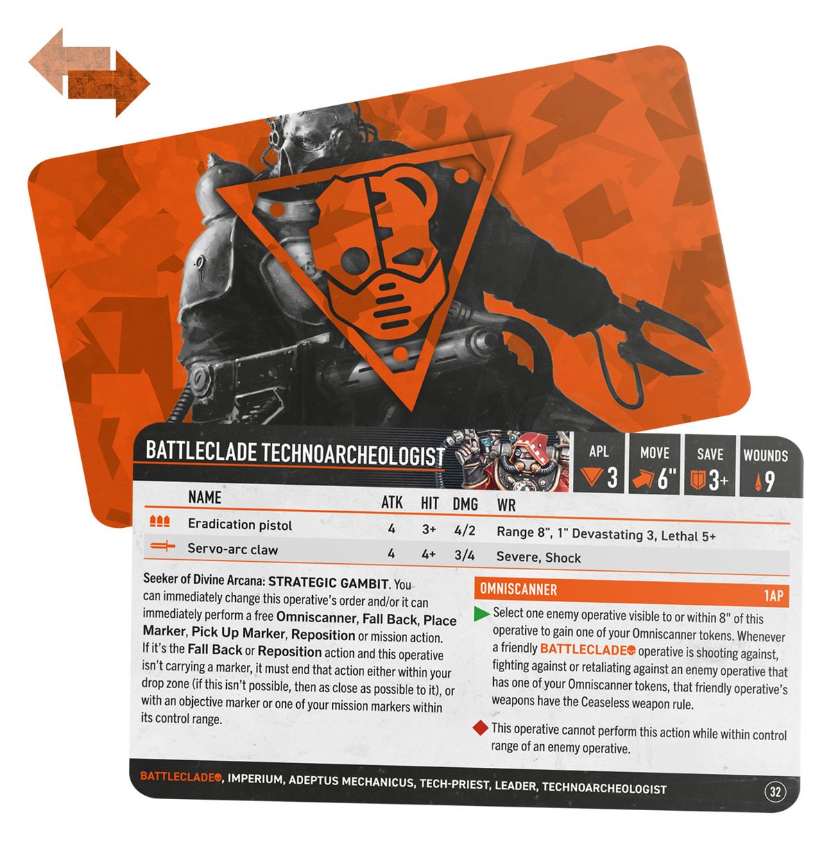 Kill Team - Datacards: Battleclade (EN) (Warhammer 40,000 | 102-61)