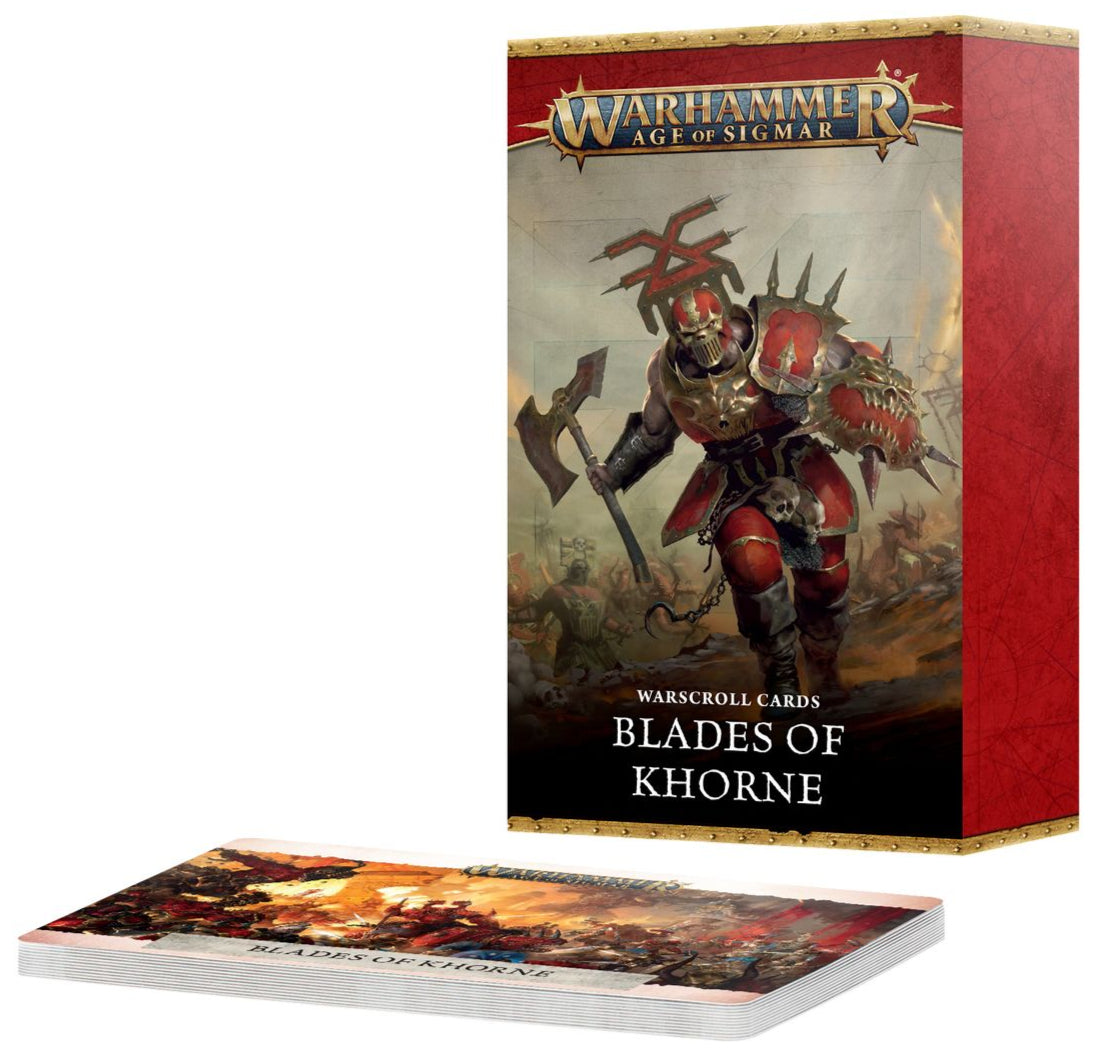 Warscroll Cards: Blades of Khorne (EN) (Warhammer Age of Sigmar | 83-81)