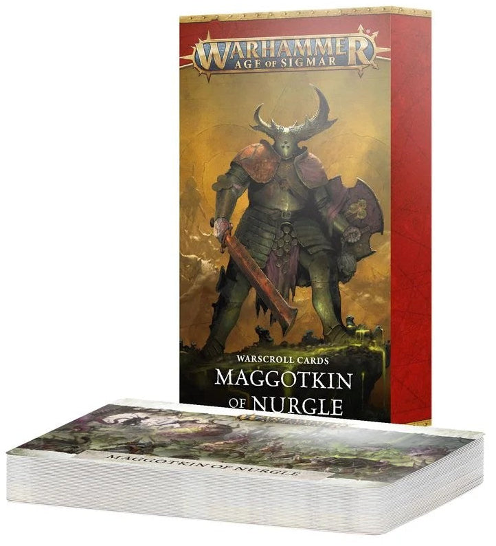 Warscroll Cards: Maggotkin of Nurgle (EN) (Warhammer Age of Sigmar | 83-59)