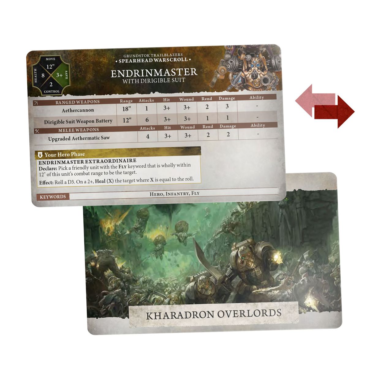 Warscroll Cards: Kharadron Overlords (EN) (Warhammer Age of Sigmar | 84-03)