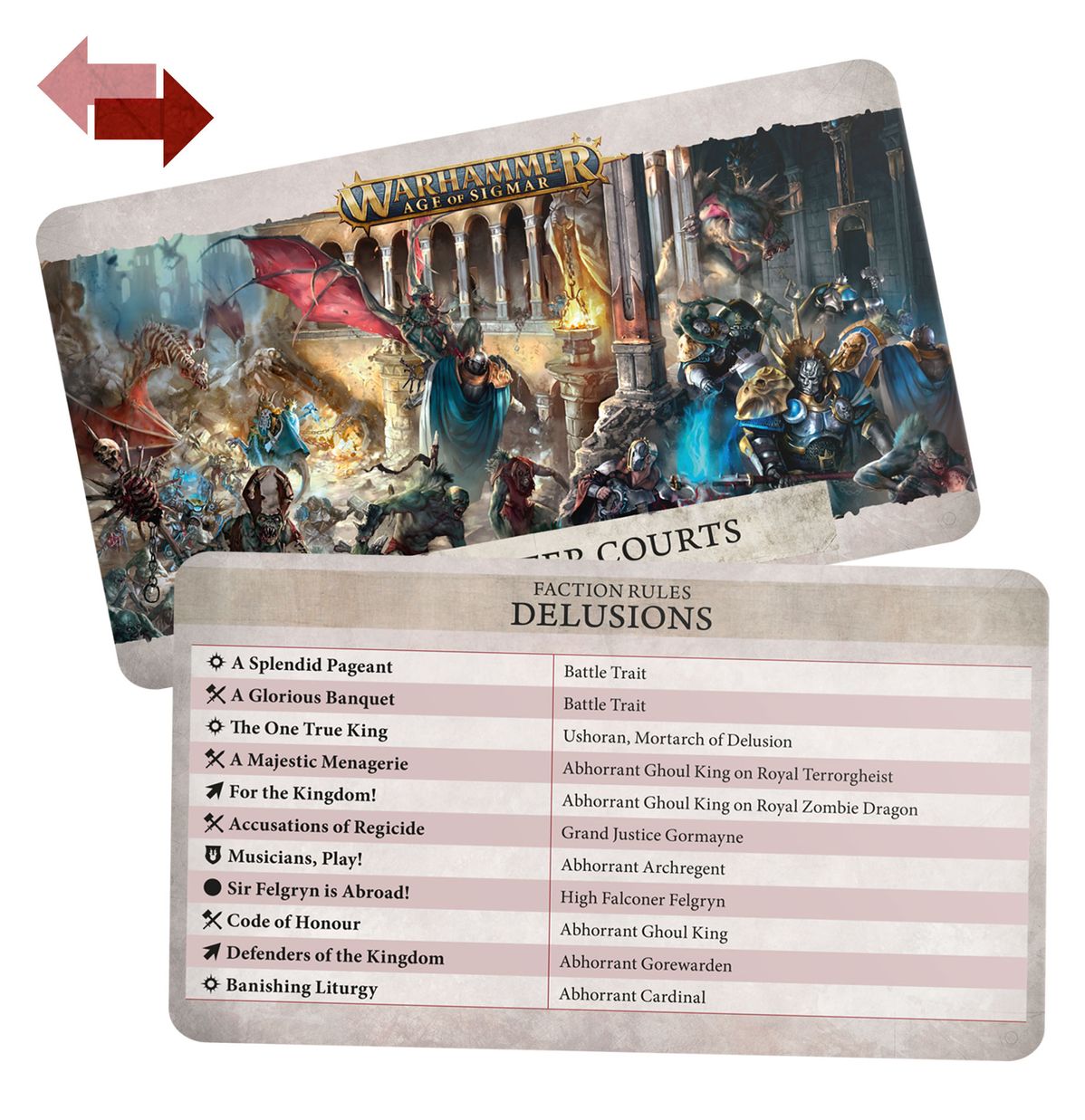 Warscroll Cards: Flesh-eater Courts (EN) (Warhammer Age of Sigmar | 91-30)