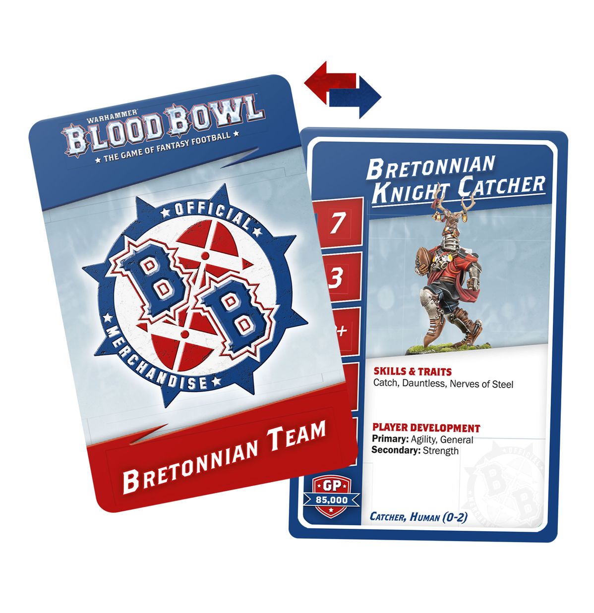 Blood Bowl: Bretonnian Team Reference Card Pack (EN) (Warhammer The Old World | 202-55)