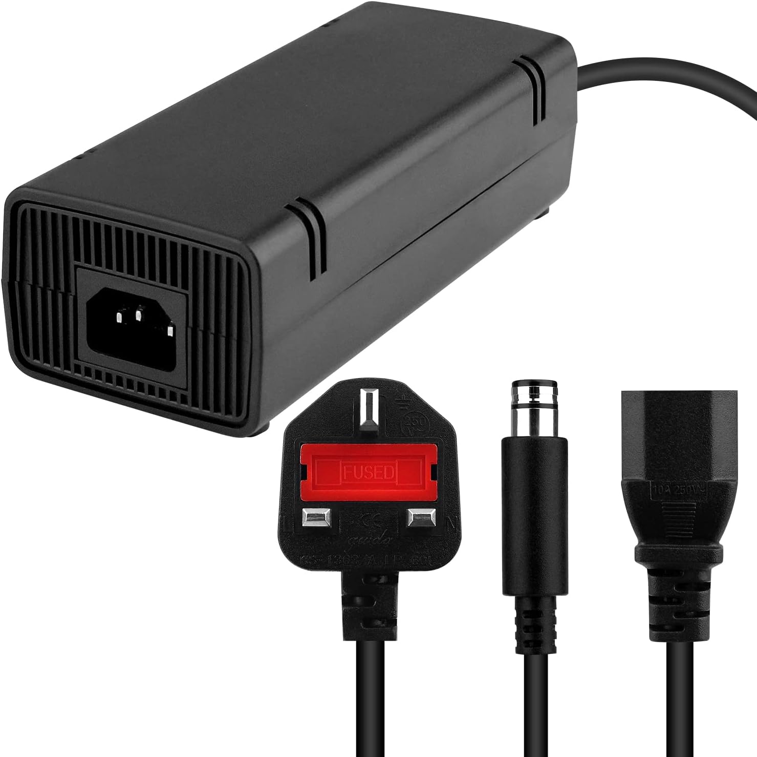 Replacement Xbox 360 Elite Power Adapter (UK Plug)