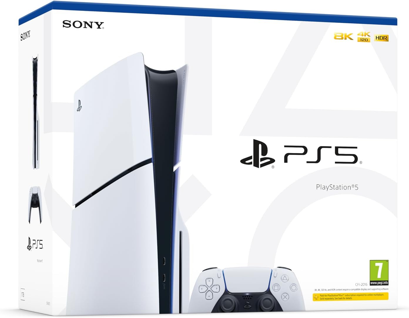 Sony Playstation 5 Slim Console (1TB) Disc Edition (Boxed) [1-Year Warranty] (Pre-owned)