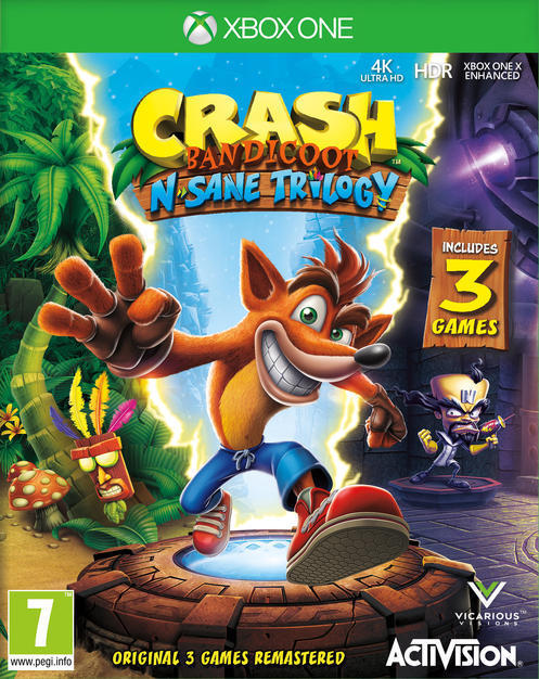 Crash Bandicoot N Sane Trilogy (Xbox One) (pre-owned)