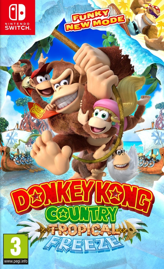 Donkey Kong Country: Tropical Freeze (Nintendo Switch) (Pre-owned)