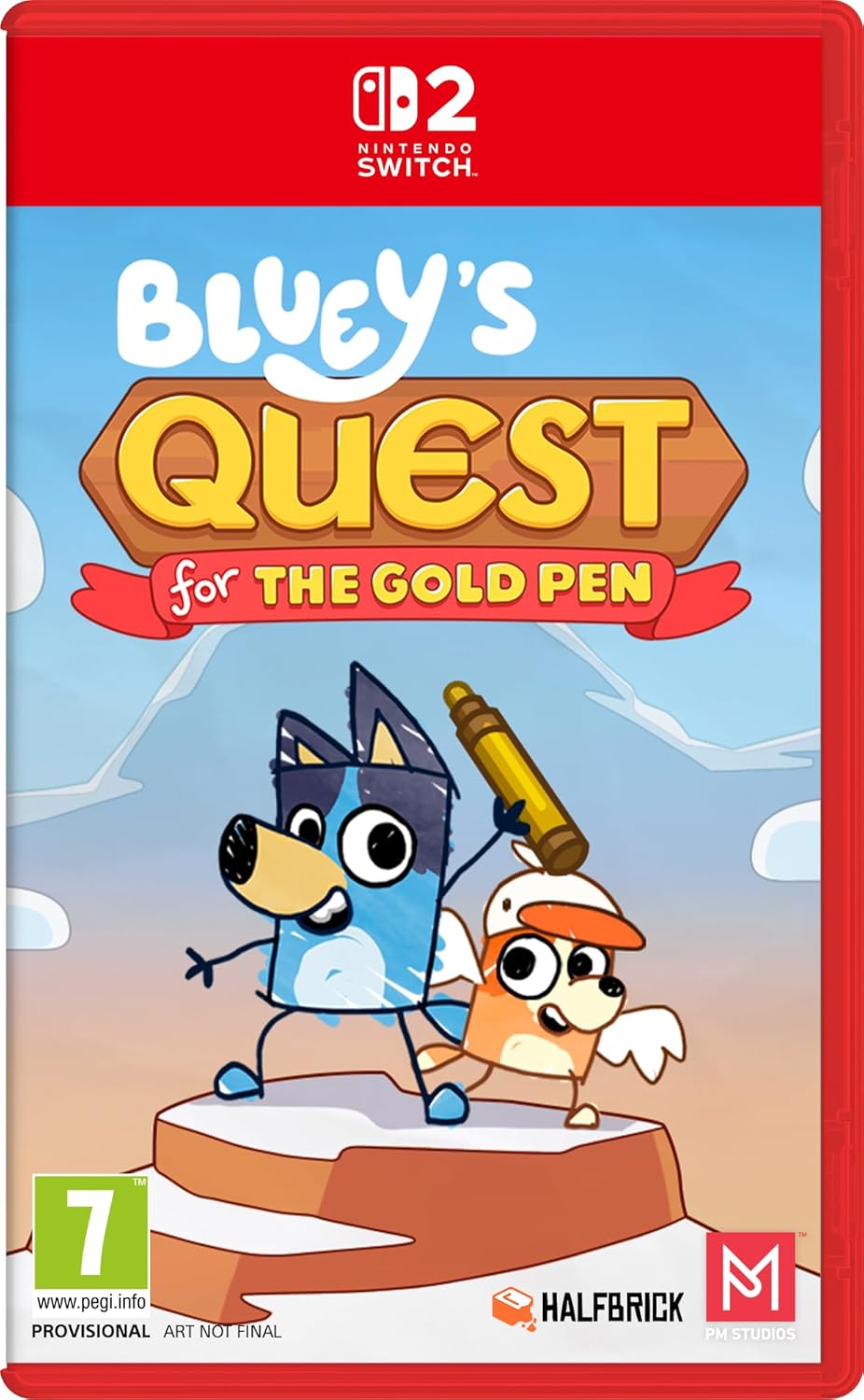 Bluey's Quest for the Gold Pen (Nintendo Switch 2)