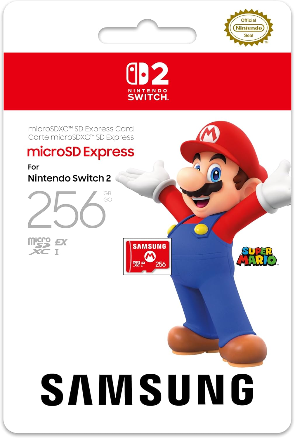 Samsung microSD Express Card for Nintendo Switch 2 (256GB)