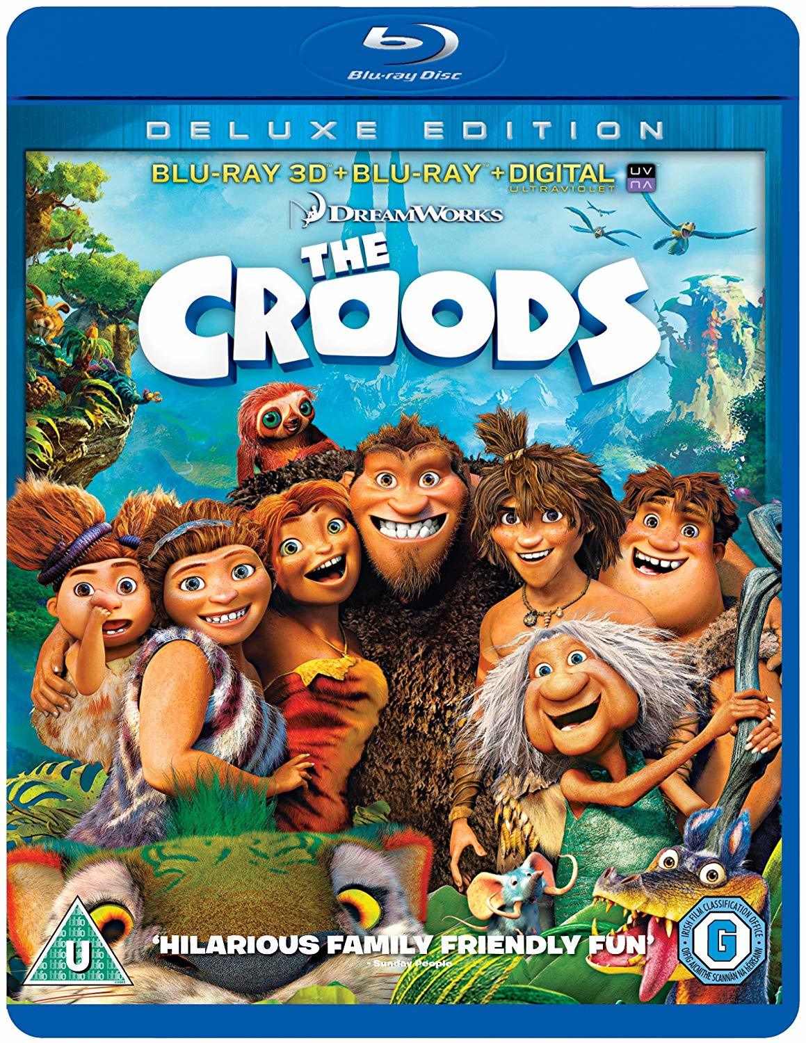 The Croods 3D +2D (2013) (Blu-Ray Movie) (Pre-owned)