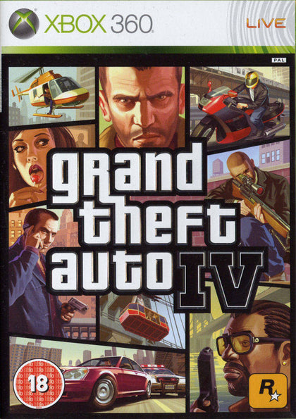 Grand Theft Auto IV (GTA 4) (Xbox 360) (Pre-owned)