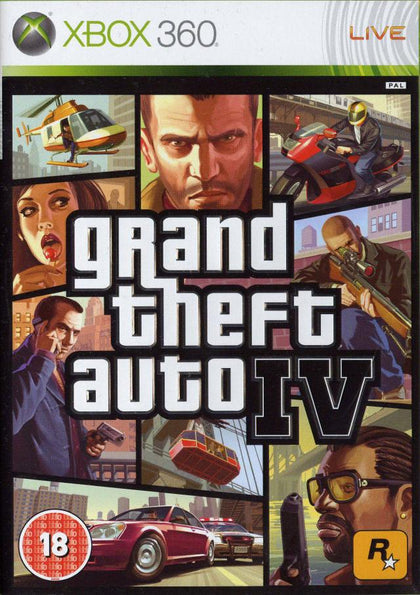 Grand Theft Auto IV (GTA 4) (Xbox 360) (Pre-owned)