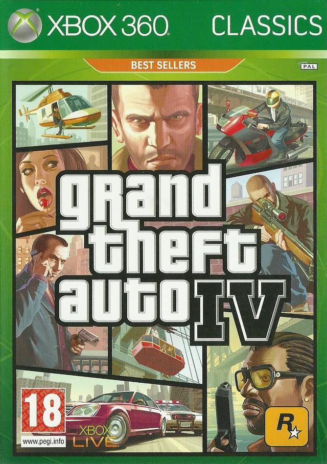 Grand Theft Auto IV (GTA 4) (Xbox 360) (Pre-owned)
