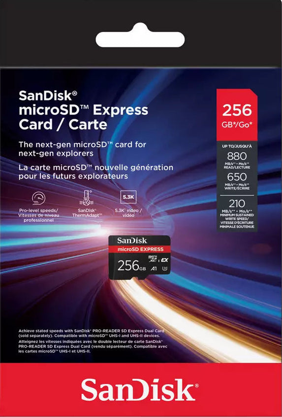 SanDisk 256GB microSD Express Memory Card for Nintendo Switch 2