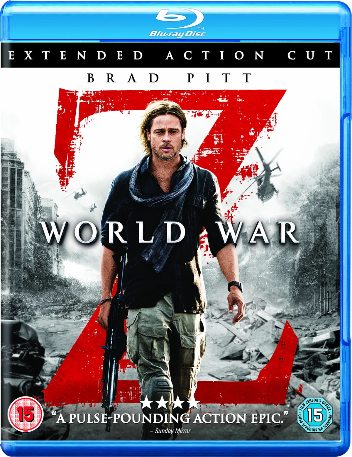 World War Z [Extended Action Cut] (2013) (Blu-Ray Movie) (Pre-owned)