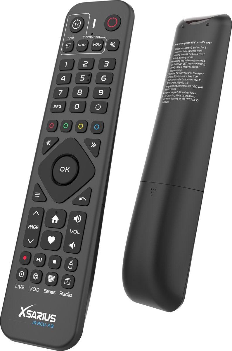 Xsarius IR RCU-A3 Remote Control (Pure 2, Pure 2+, Avant 2, Avant 2+, Avant 2+ Ultra) - GameStore.mt | Powered by Flutisat